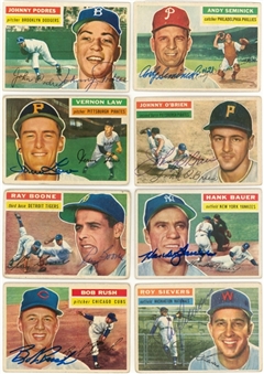 1956 Topps Collection (100+) Including Signed Cards (49) - Beckett